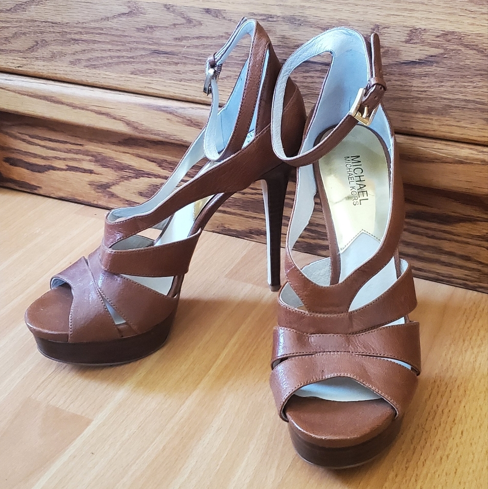 Michael Kors Brown Sandal Heels